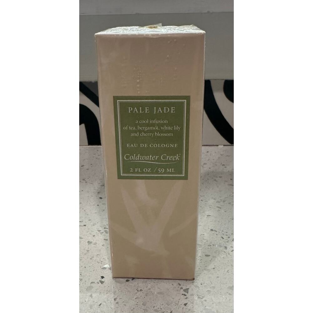 Vintage Coldwater Creek Candle PALE JADE Eau De Cologne 2 Fl Oz Sealed RARE